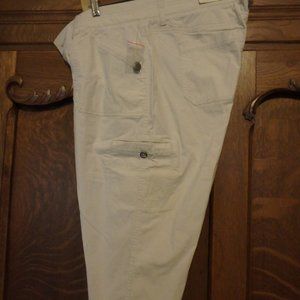 NWT Womens Sonoma Stretch Skimmer Capris Size 12